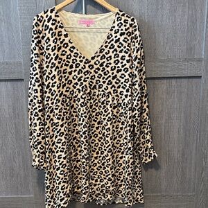 Simply Southern Leopard Print Mini Dress